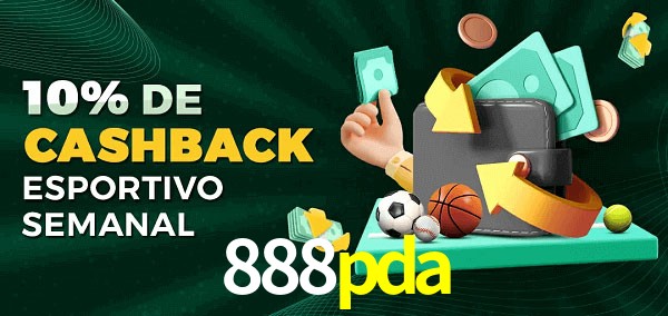 10% de bônus de cashback na 888pda